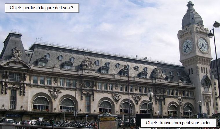 objets trouvés gare de lyon