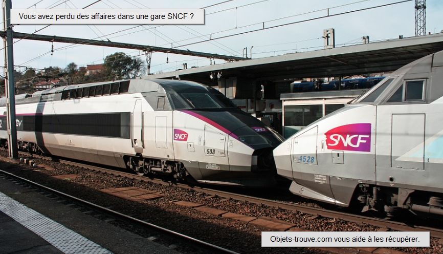 Objets trouvés accueil SNCF